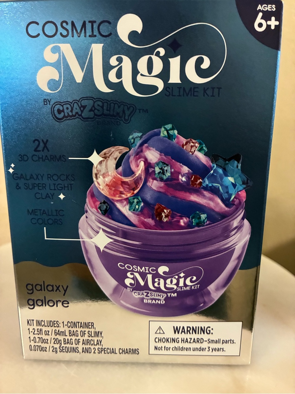Cosmic Magic Galaxy Galore Slime Kit by Cra-Z-Slimy - Purple